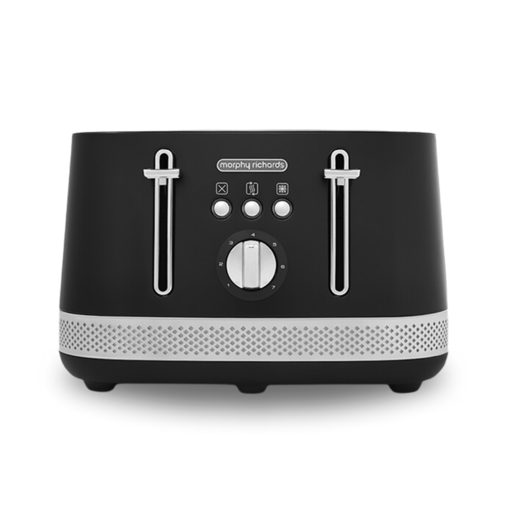 Illumination 4 Slice Toaster Black