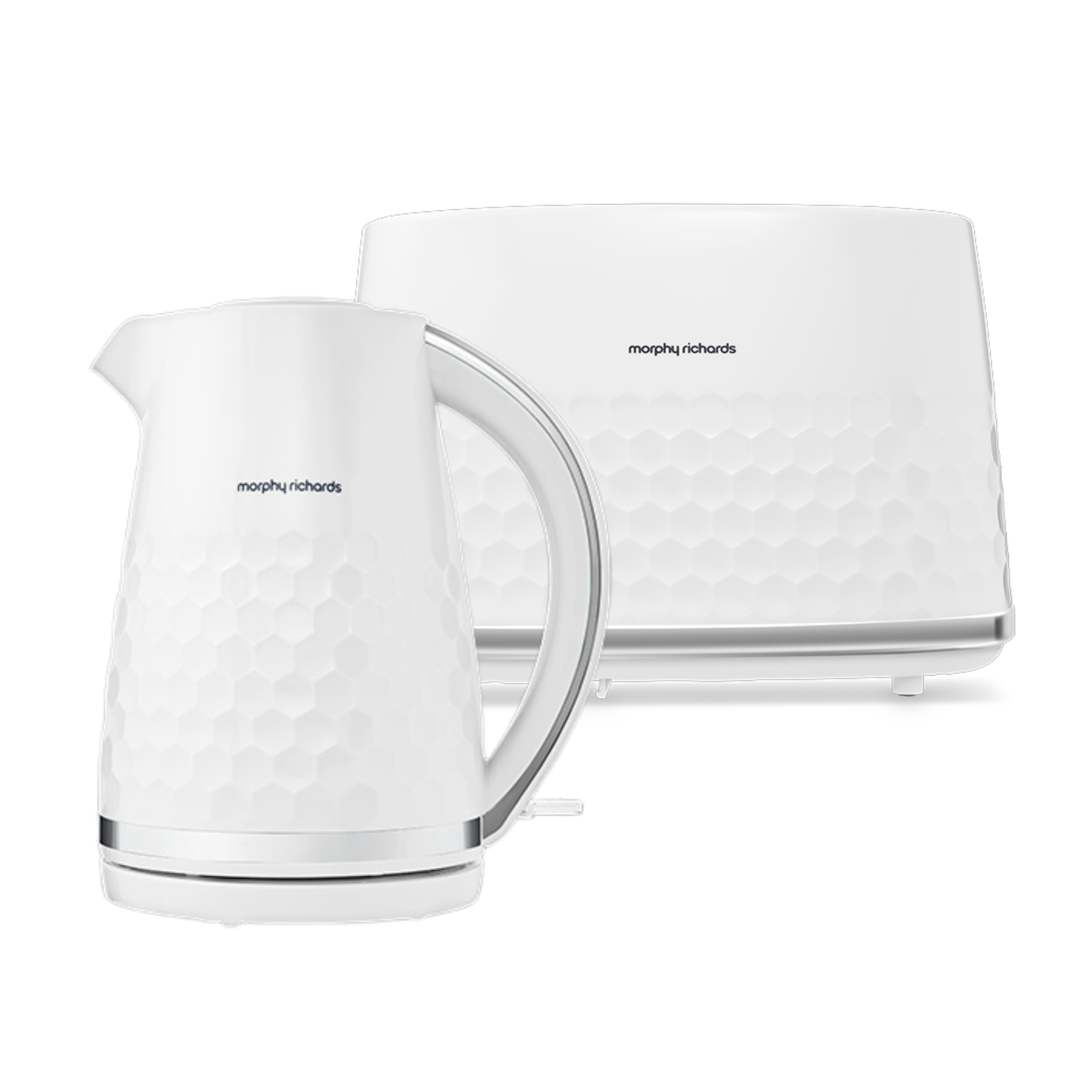 Hive White Kettle and Toaster Set Morphy Richards UK