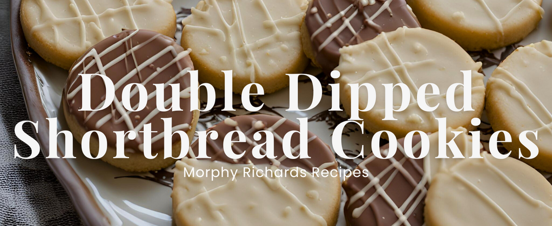 Double Dipped Shortbread Cookies