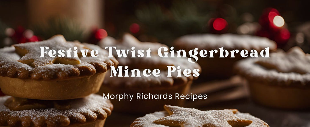 Festive Twist Gingerbread Mince Pies