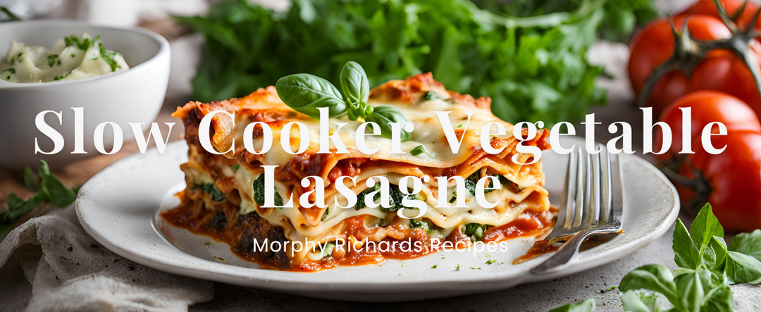 Slow Cooker Vegetable Lasagne
