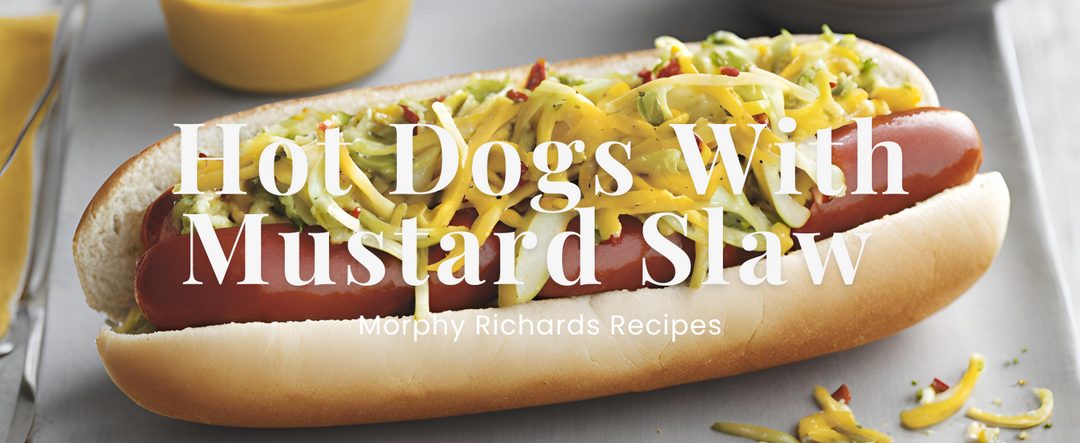 Hot Dogs With Mustard Slaw