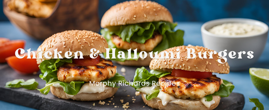 Chicken & Halloumi Burgers