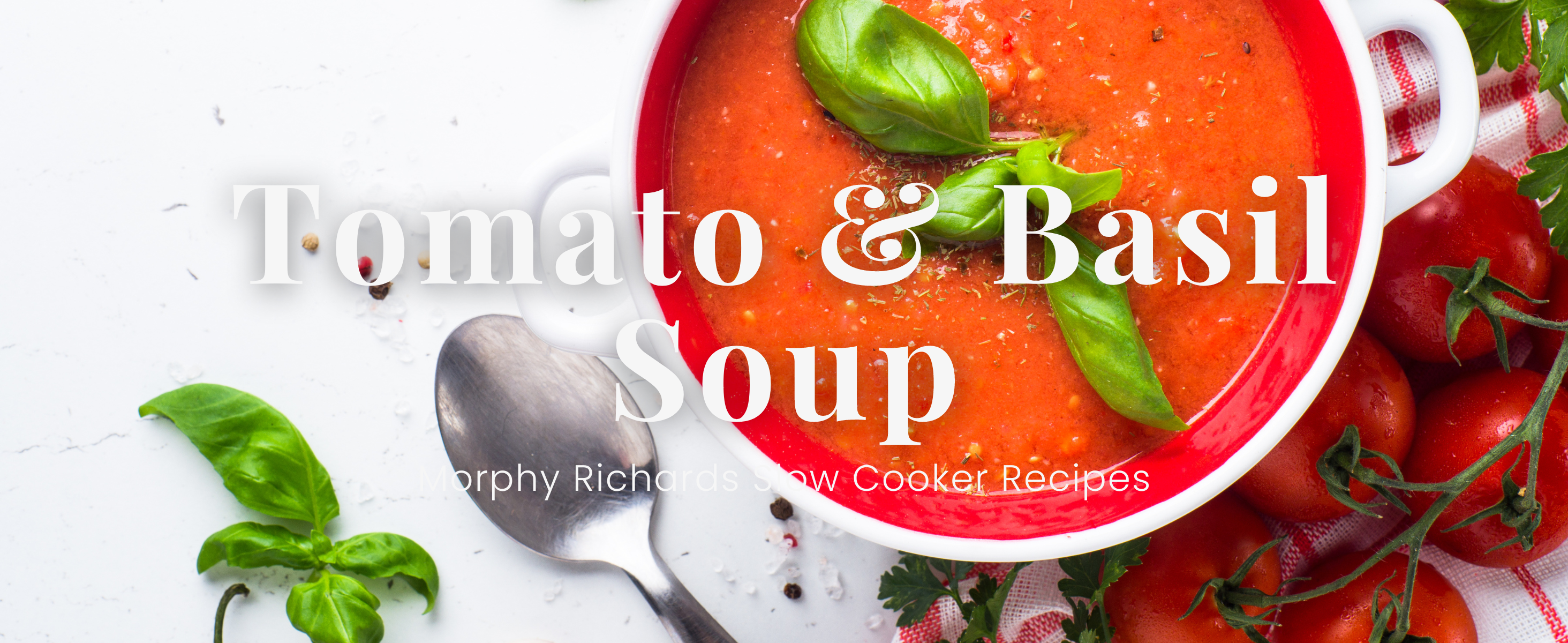 Easy Tomato and Basil Soup Morphy Richards UK