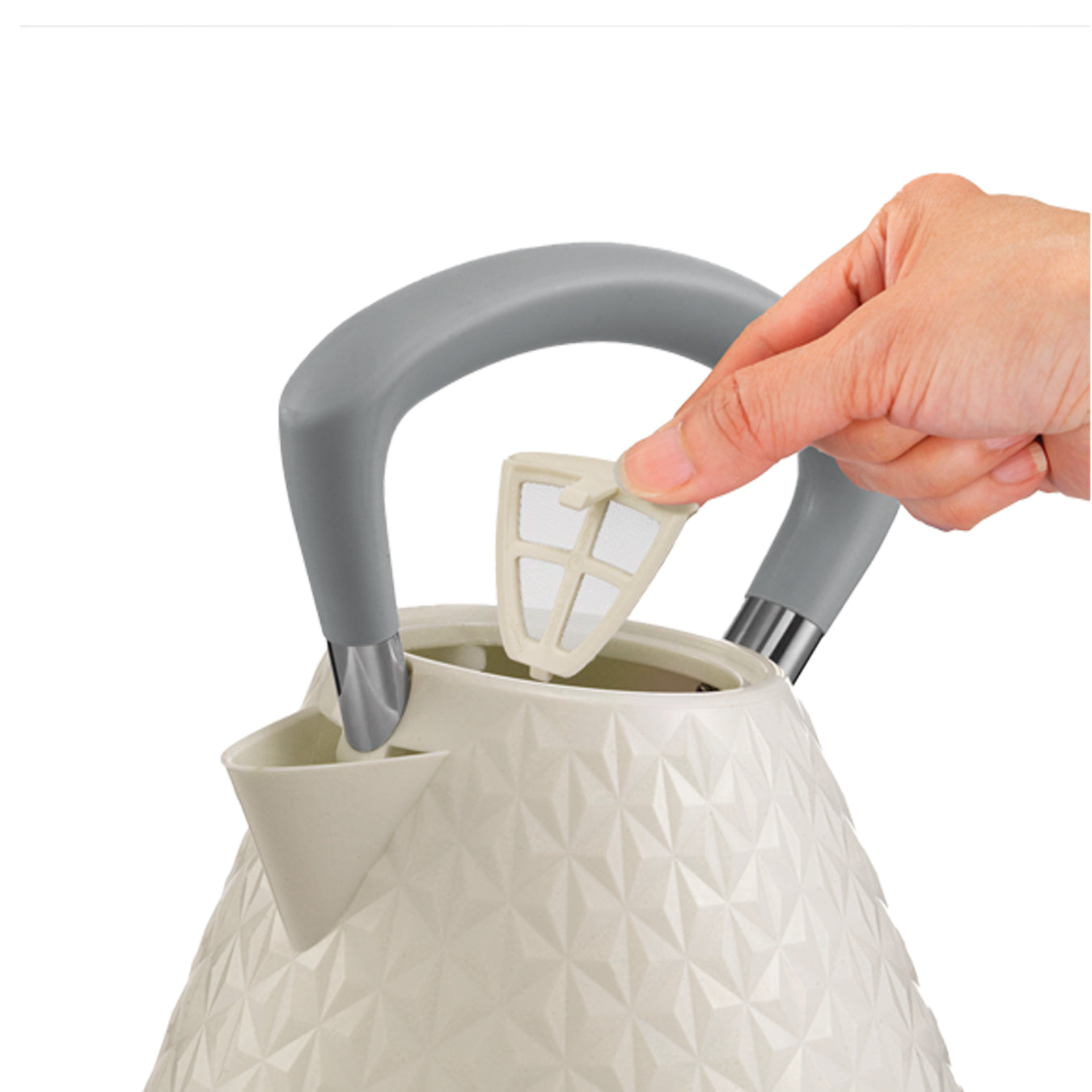 Morphy richards sale prism kettle white