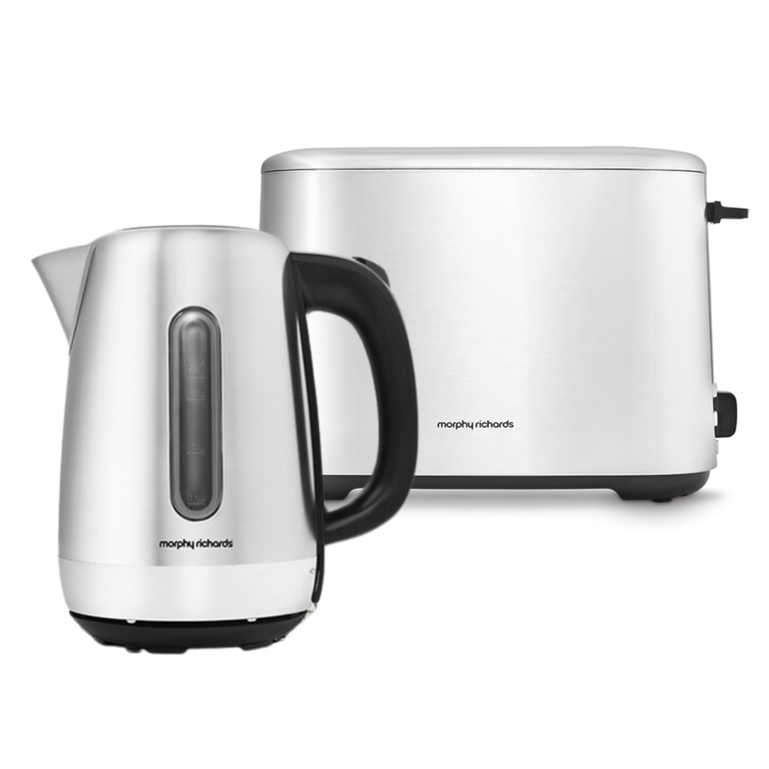 Equip Silver Kettle and Toaster Set