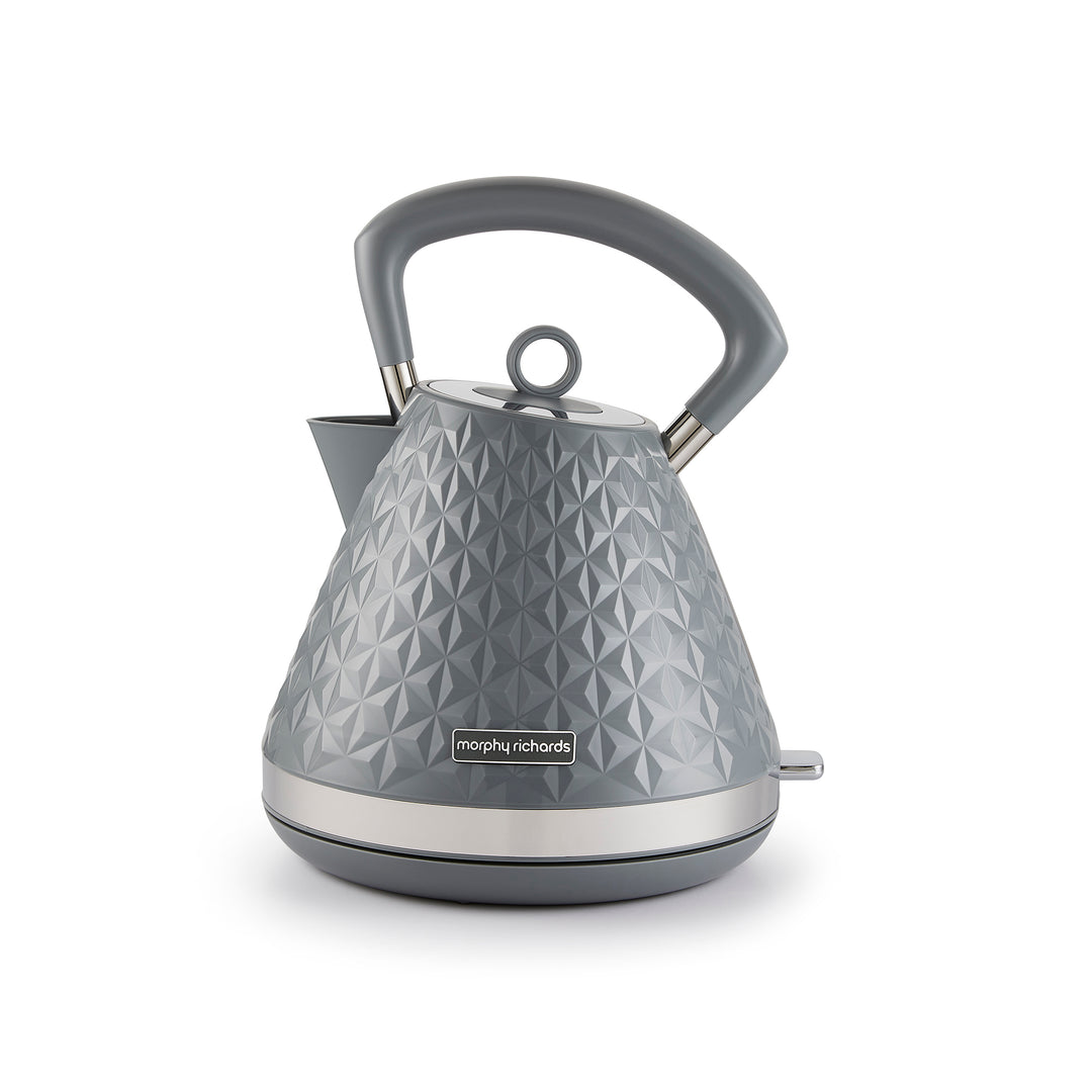 Vector Grey Kettle and Toaster Set