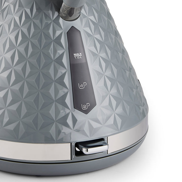 Vector Grey Kettle and Toaster Set