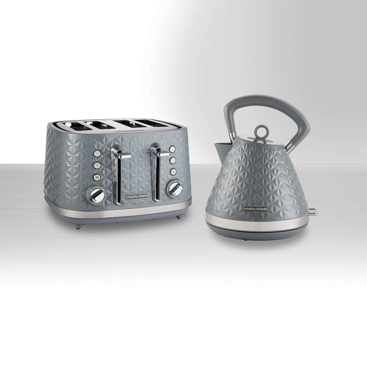 Vector 4-Slice Toaster Grey