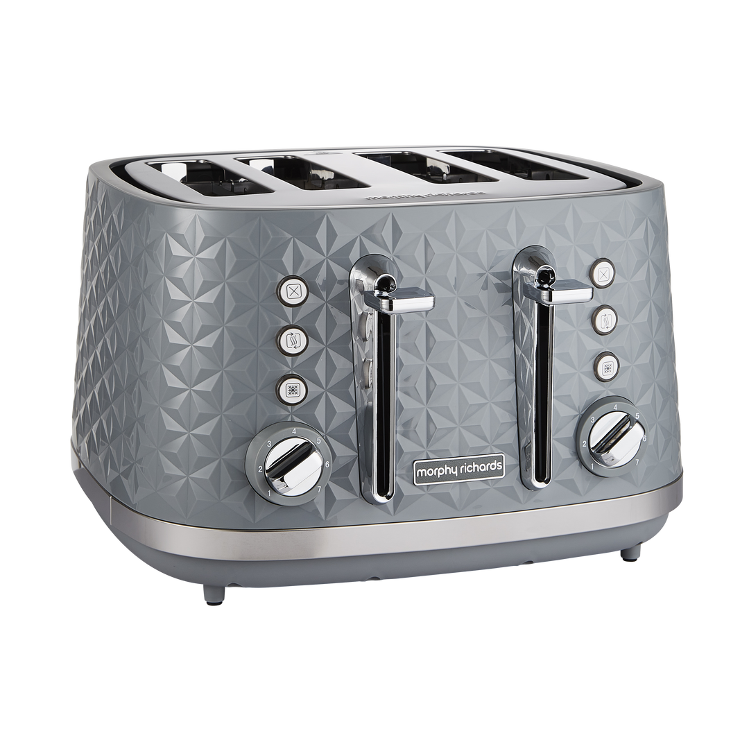 Vector 4-Slice Toaster Grey