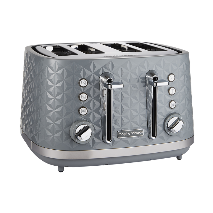 Vector 4-Slice Toaster Grey