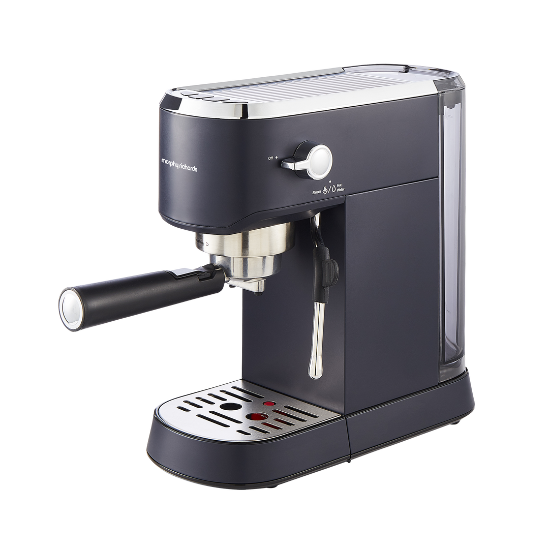 Traditional Compact Pump Espresso Machine - Navy