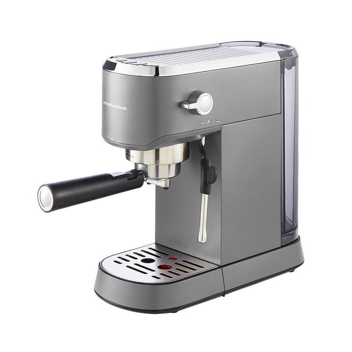 Traditional Compact Pump Espresso Machine - Grey