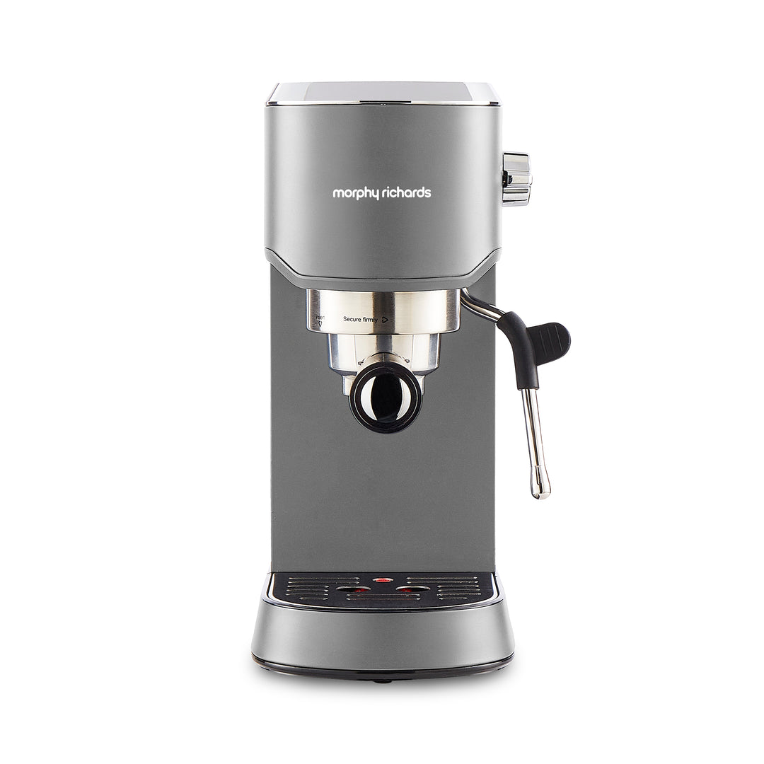 Traditional Compact Pump Espresso Machine - Grey