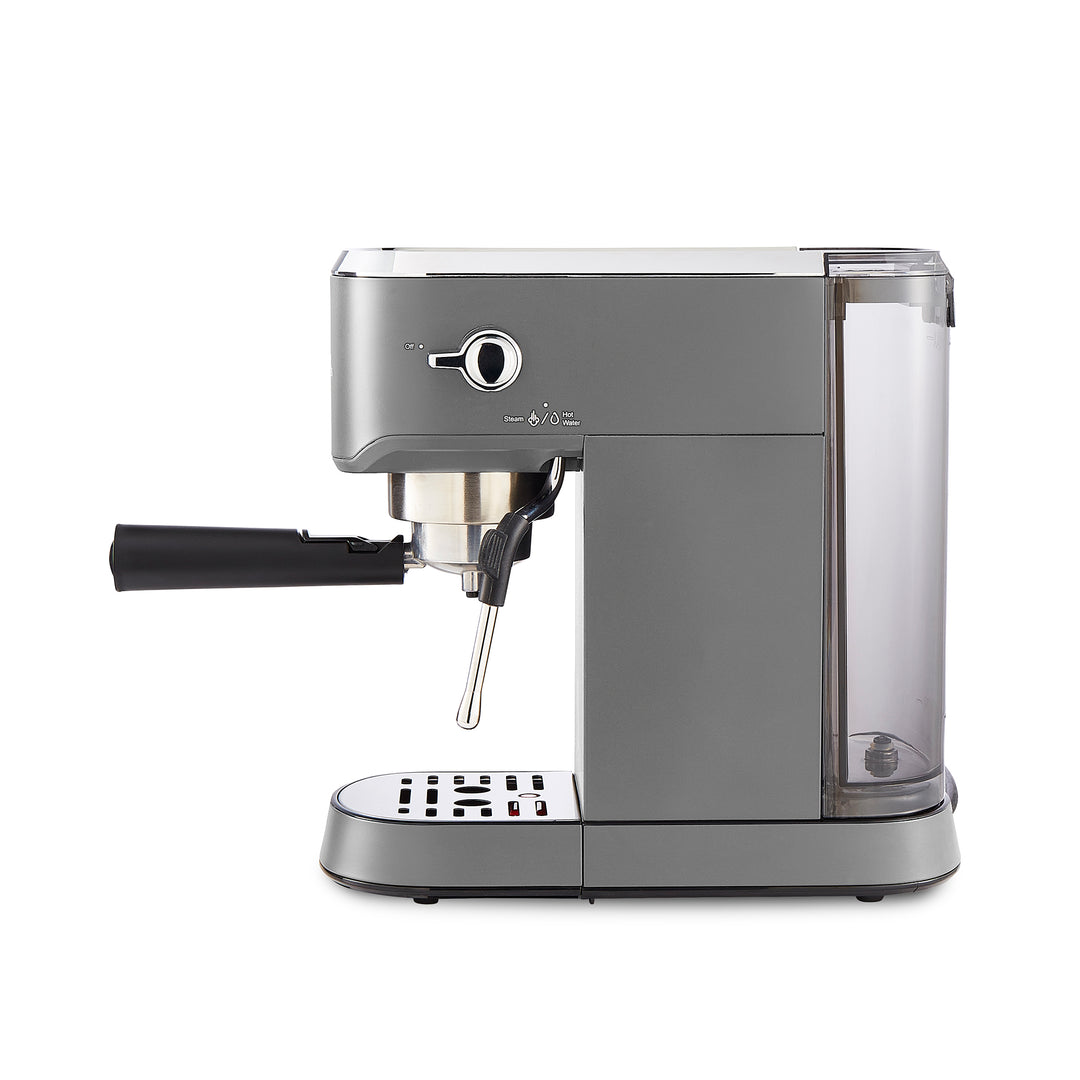 Traditional Compact Pump Espresso Machine - Grey