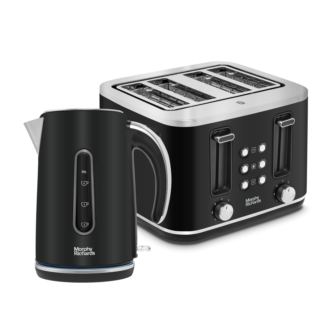 Motive Black Kettle and Toaster Set